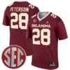 Adrian Peterson Oklahoma Sooners Football Crimson Legend Stitched Jersey w/ SEC Patch