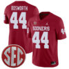 Brian Bosworth Oklahoma Sooners Football Crimson Home Stitched Jersey w/ SEC Patch