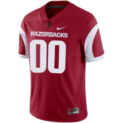 Alternative view of Custom Arkansas Razorbacks Football Cardinal Alternate Stitched Jersey