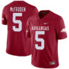 Darren McFadden Arkansas Razorbacks Football Cardinal Home Game Stitched Jersey