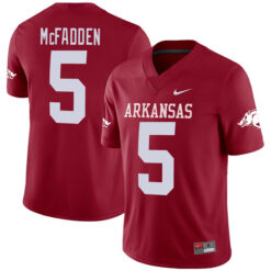 Darren McFadden Arkansas Razorbacks Football Cardinal Home Game Stitched Jersey