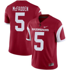 Darren McFadden Arkansas Razorbacks Football Cardinal Home Stitched Jersey