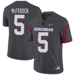 Darren McFadden Arkansas Razorbacks Football Grey Alternate Game Stitched Jersey