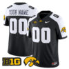 Custom Iowa Hawkeyes Football Alternate Black Vapor F.U.S.E Limited Stitched Jersey w/ B1G Patch