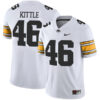 George Kittle Iowa Hawkeyes Football White Away Stitched Jersey
