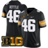 George Kittle Iowa Hawkeyes Football Black Home Stitched Jersey w/ B1G Patch