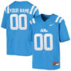 Custom Ole Miss Rebels Football Powder Blue Alternate Stitched Jersey
