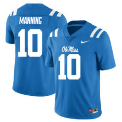 Eli Manning Ole Miss Rebels Football Powder Blue Alternate Stitched Jersey
