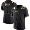 AJ Brown Ole Miss Rebels Football Black Gold Stitched Jersey