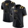 Jaxson Dart Ole Miss Rebels Football Black Gold Stitched Jersey