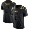Matt Corral Ole Miss Rebels Football Black Gold Stitched Jersey