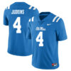 Quinshon Judkins Ole Miss Rebels Football Powder Blue Alternate Stitched Jersey