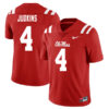 Quinshon Judkins Ole Miss Rebels Football Red Alternate Stitched Jersey