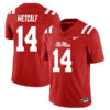 DK Metcalf Ole Miss Rebels Football Red Alternate Stitched Jersey w/ SEC Patch