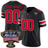 Custom Ohio State Buckeyes Football Black Game Stitched Jersey w/ Allstate Sugar Bowl Patch