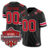 Custom Ohio State Buckeyes Football Black Vapor F.U.S.E Limited 2024 CFP Champions Stitched Jersey