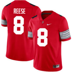 Arvell Reese Ohio State Buckeyes Football Scarlet Alternate Stitched Jersey