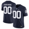 Custom Penn State Nittany Lions Football Navy Game Stitched Jersey