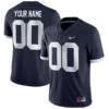 Custom Penn State Nittany Lions Football Navy Alternate Game Stitched Jersey