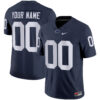 Custom Penn State Nittany Lions Football Navy Vapor F.U.S.E Limited Stitched Jersey