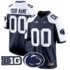 Custom Penn State Nittany Lions Football Navy Alternate Stitched Jersey