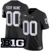 Custom Penn State Nittany Lions Football Black Vapor F.U.S.E Limited Stitched Jersey w/ B1G Patch