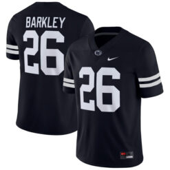 Saquon Barkley Penn State Nittany Lions Football Black Alternate Stitched Jersey