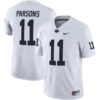 Micah Parsons Penn State Nittany Lions Football White Away Stitched Jersey