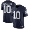 Nick Singleton Penn State Nittany Lions Football Navy Home Stitched Jersey