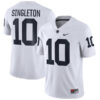 Nick Singleton Penn State Nittany Lions Football White Away Stitched Jersey