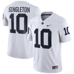 Nick Singleton Penn State Nittany Lions Football White Away Stitched Jersey