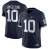 Nick Singleton Penn State Nittany Lions Football Navy Alternate Stitched Jersey
