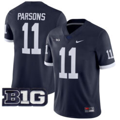 Micah Parsons Penn State Nittany Lions Football Navy Alternate Stitched Jersey w/ B1G Patch