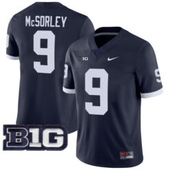 Trace McSorley Penn State Nittany Lions Football Navy Alternate Stitched Jersey w/ B1G Patch