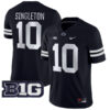 Nick Singleton Penn State Nittany Lions Football Black Alternate Stitched Jersey w/ B1G Patch