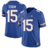 Tim Tebow Florida Gators Football Royal Home Stitched Jersey