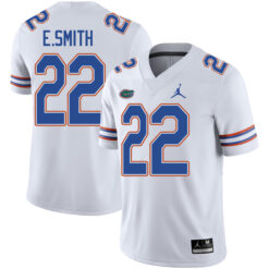Emmitt Smith Florida Gators Football White Away Stitched Jersey