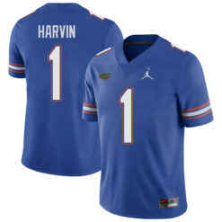 Percy Harvin Florida Gators Football Royal Home Stitched Jersey