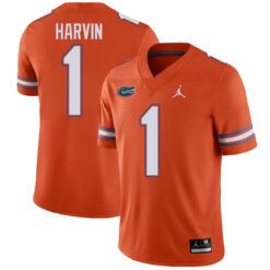 Percy Harvin Florida Gators Football Orange Alternate Stitched Jersey