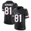Aaron Hernandez Florida Gators Football Black Alternate Stitched Jersey