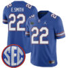 Emmitt Smith Florida Gators Football Royal Home Stitched Jersey w/ SEC Patch