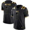 Tyrann Mathieu LSU Tigers Football Black Gold Stitched Jersey