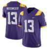 Garrett Nussmeier LSU Tigers Football Purple Vapor F.U.S.E Limited Stitched Jersey