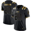 Caden Durham LSU Tigers Football Black Gold Stitched Jersey