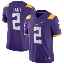 Kyren Lacy LSU Tigers Football Purple Home Stitched Jersey