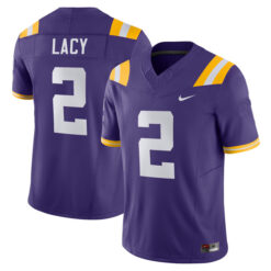 Kyren Lacy LSU Tigers Football Purple Vapor F.U.S.E Limited Stitched Jersey