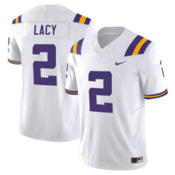 Kyren Lacy LSU Tigers Football White Vapor F.U.S.E Limited Stitched Jersey