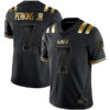 Harold Perkins Jr LSU Tigers Football Black Gold Stitched Jersey
