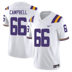 Will Campbell LSU Tigers Football White Vapor F.U.S.E Limited Stitched Jersey