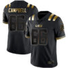 Will Campbell LSU Tigers Football Black Gold Stitched Jersey